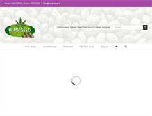 Tablet Screenshot of hempseed.ie